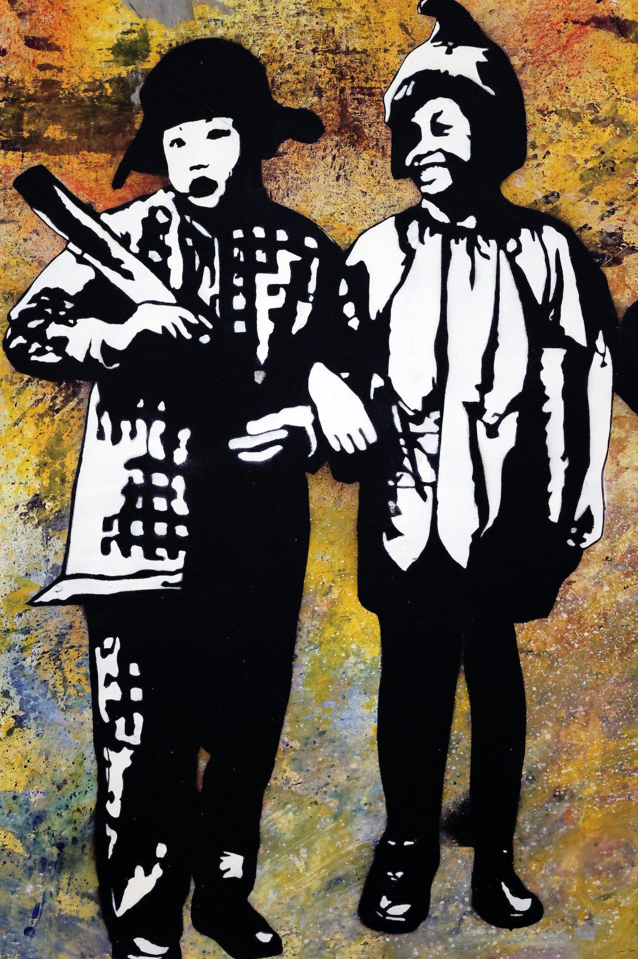 Innocence Amidst Adversity (Yellow), 2024