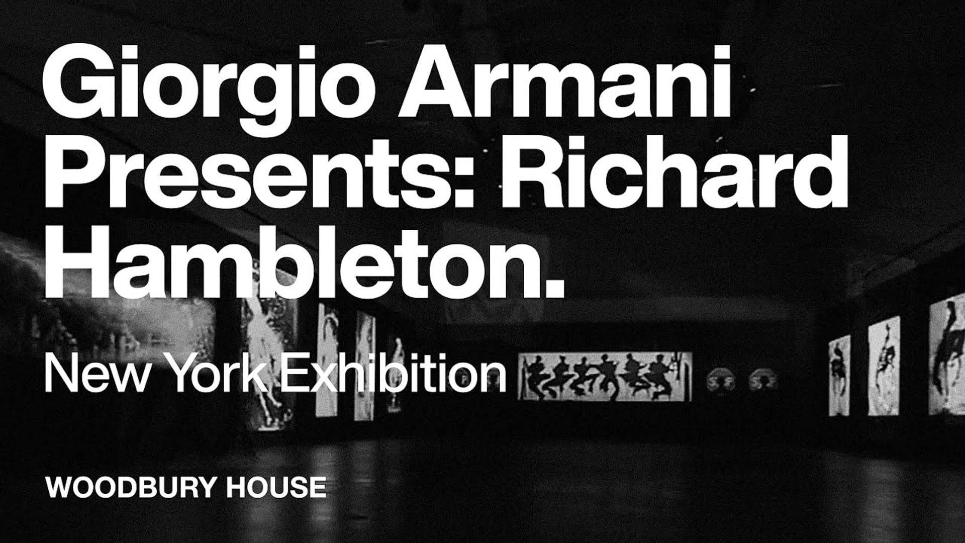 Giorgio Armani presents Richard Hambleton New York Exhibition