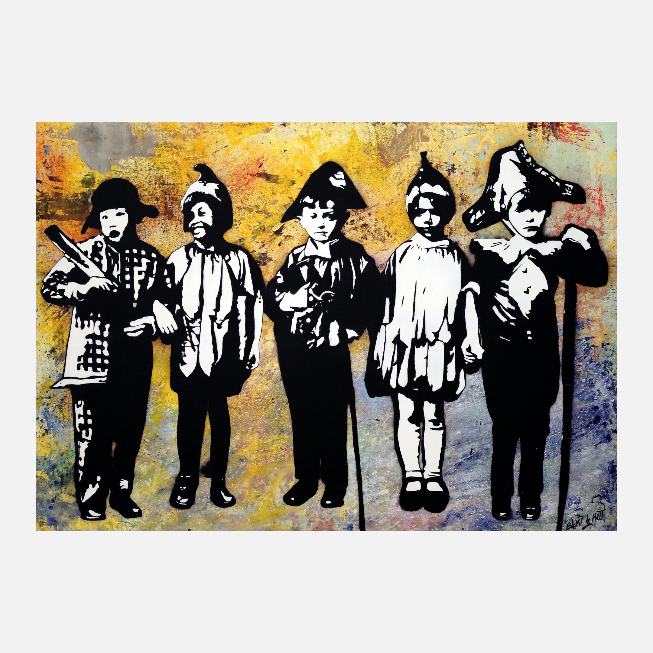 Innocence Amidst Adversity (Yellow), 2024