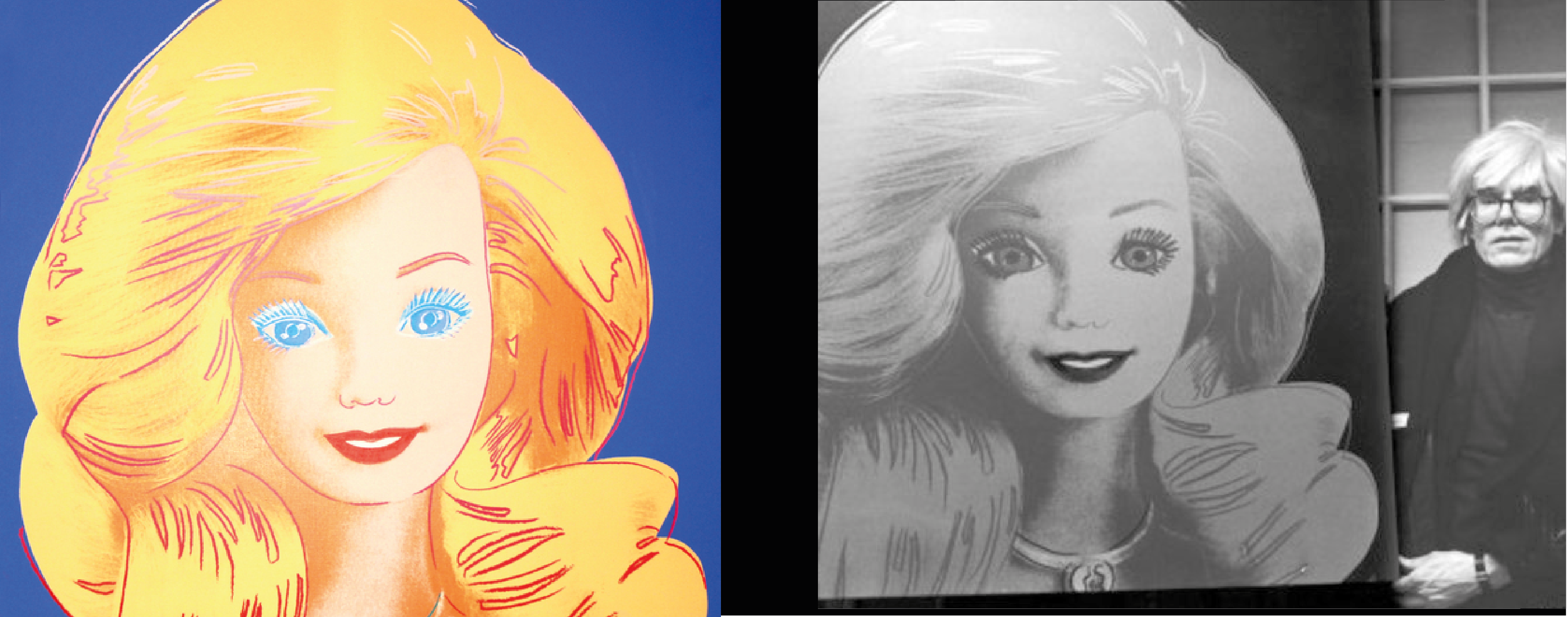 Barbie painting by online andy warhol