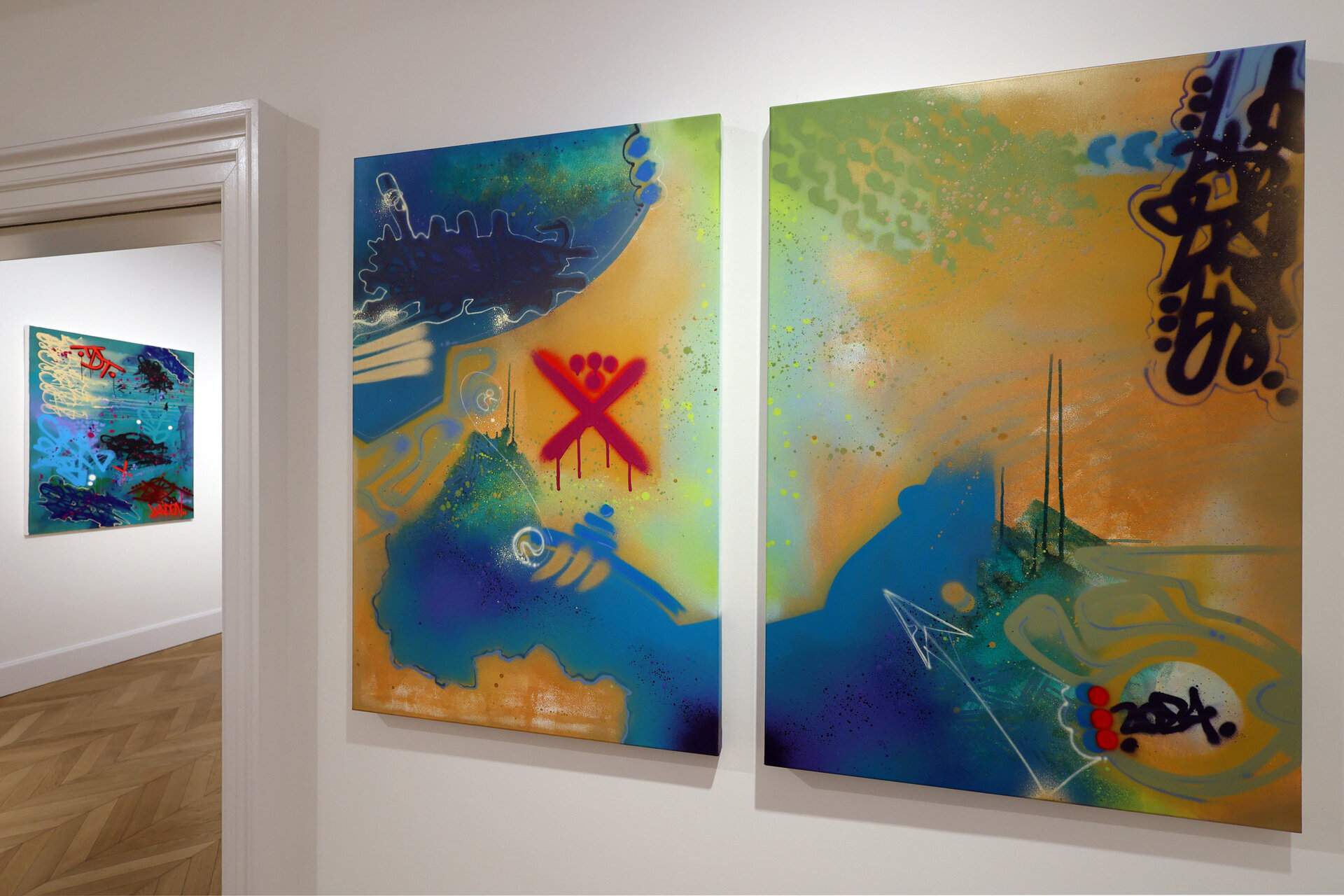 Location X - Diptych, 2024