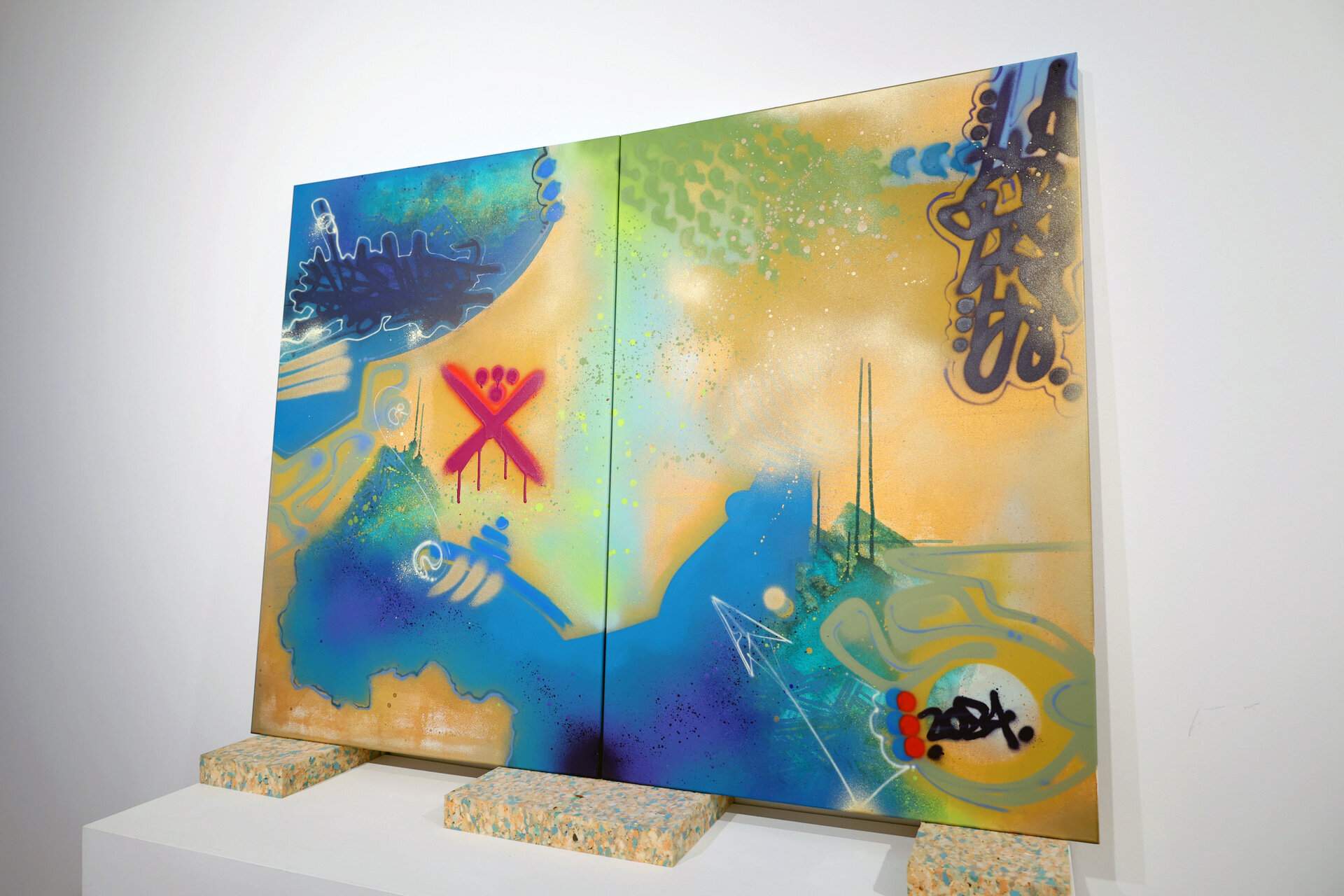 Location X - Diptych, 2024