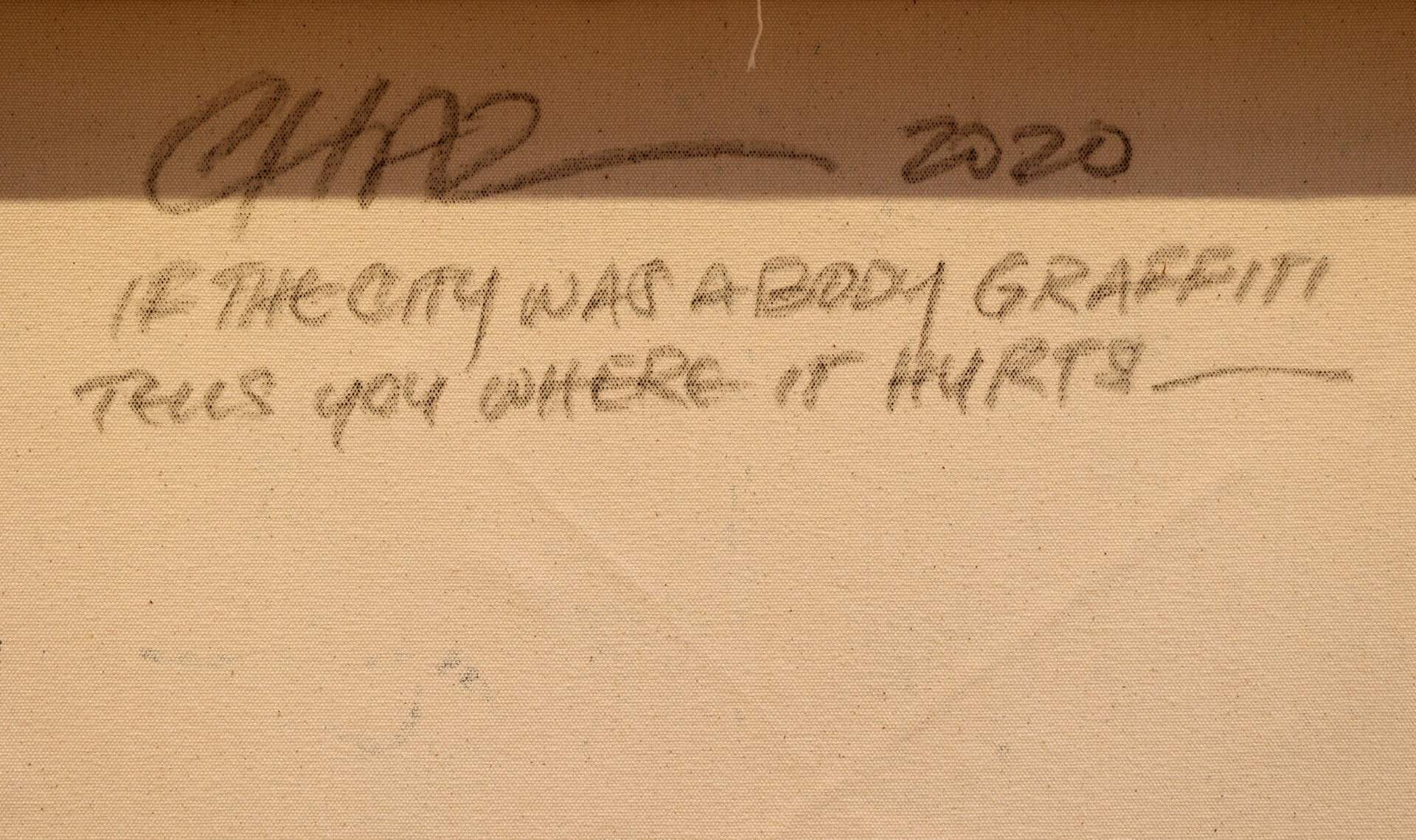 IF THE CITY WAS A BODY, GRAFFITI TELLS YOU, 2023