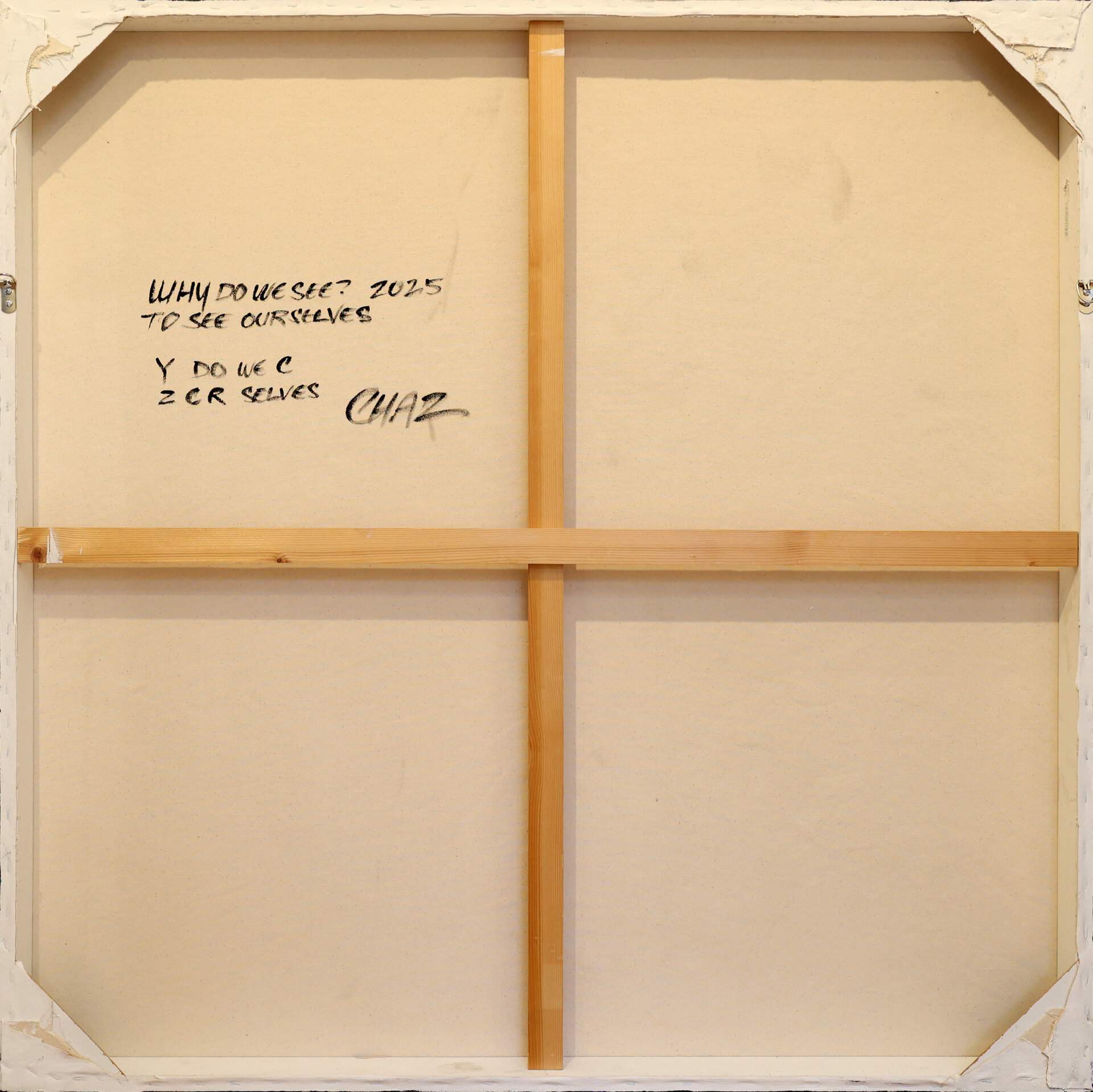 Y DO WE C, 2 C R SELVES (Why Do We See? To See Our Selves), 2025