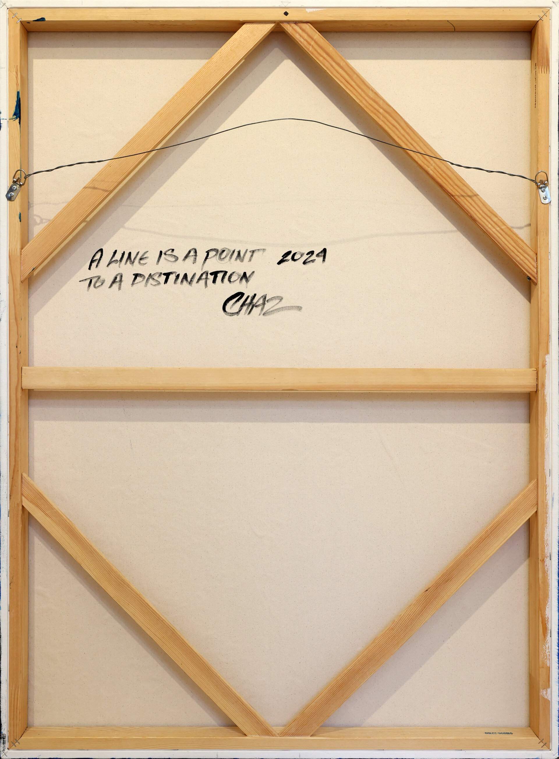 A LINE IS A POINT TO A DESTINATION, 2024