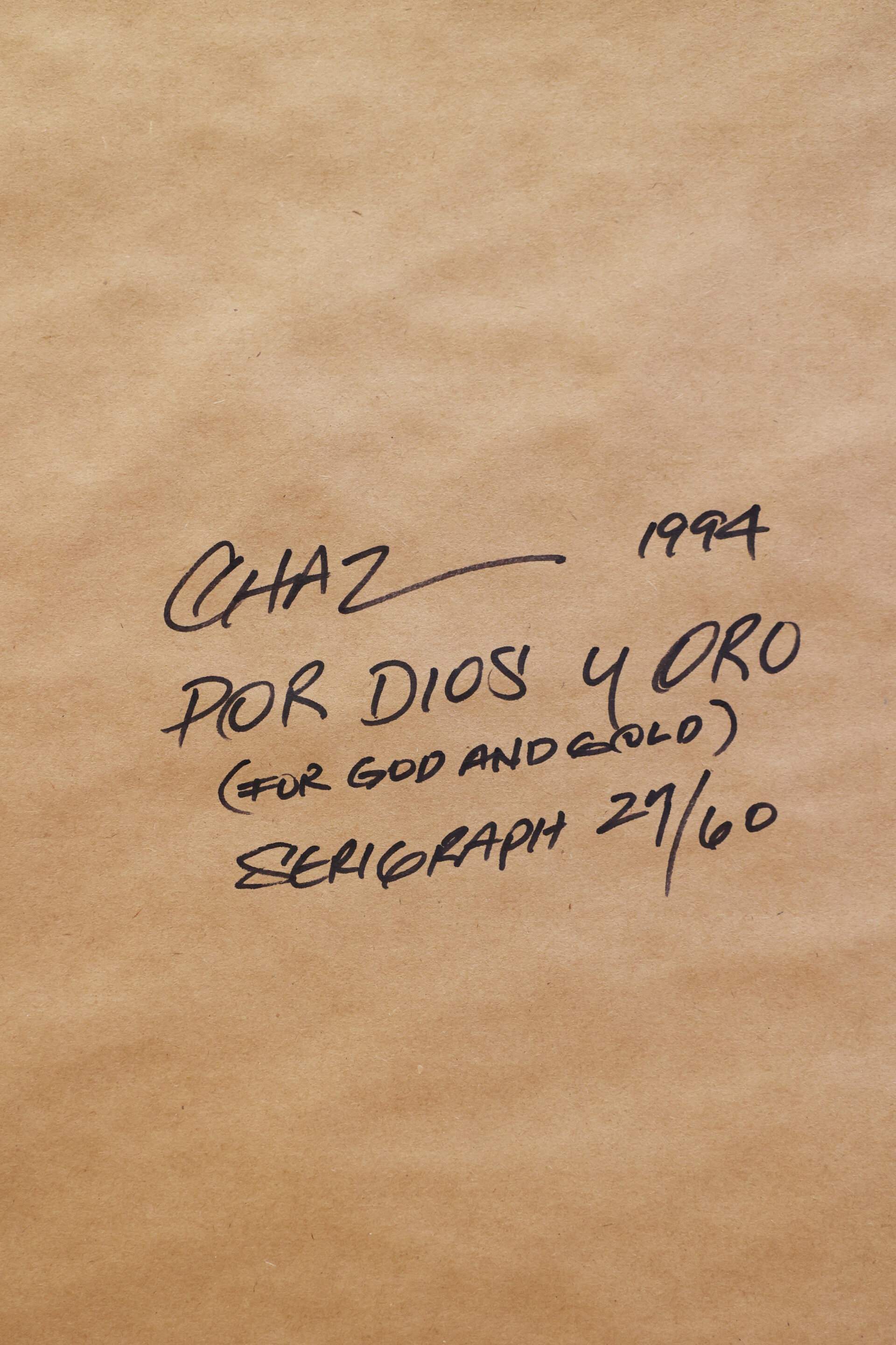 Por Dios y Oro (For God and Gold), 1994