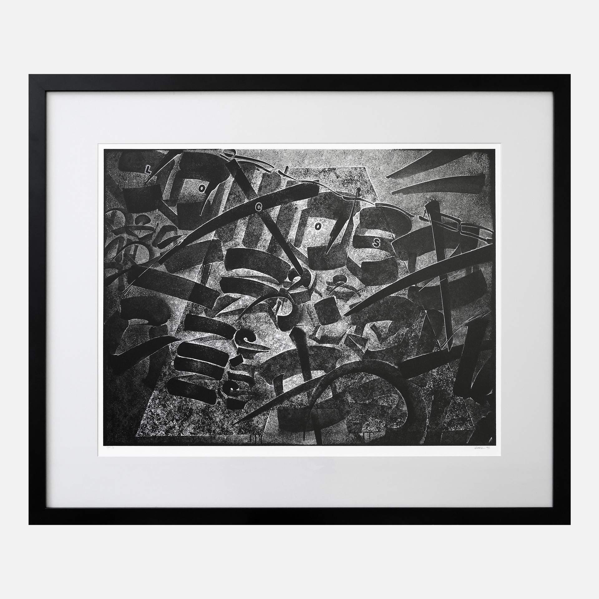 Letter A - Somos Locos (We are all crazy), 1990