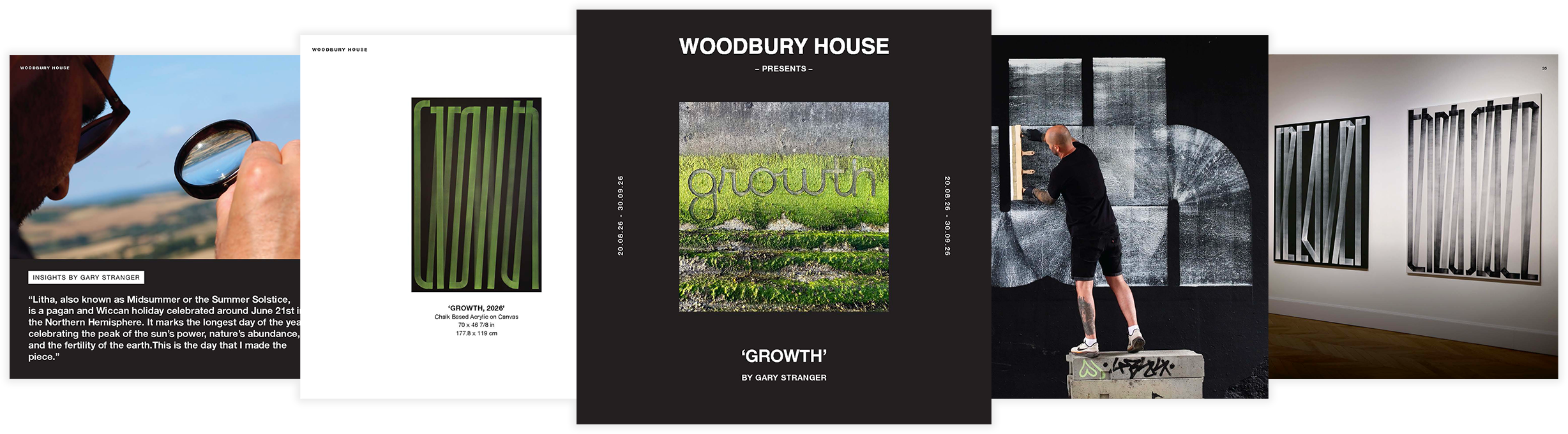 'Growth' by Gary Stranger — exhibition catalogue