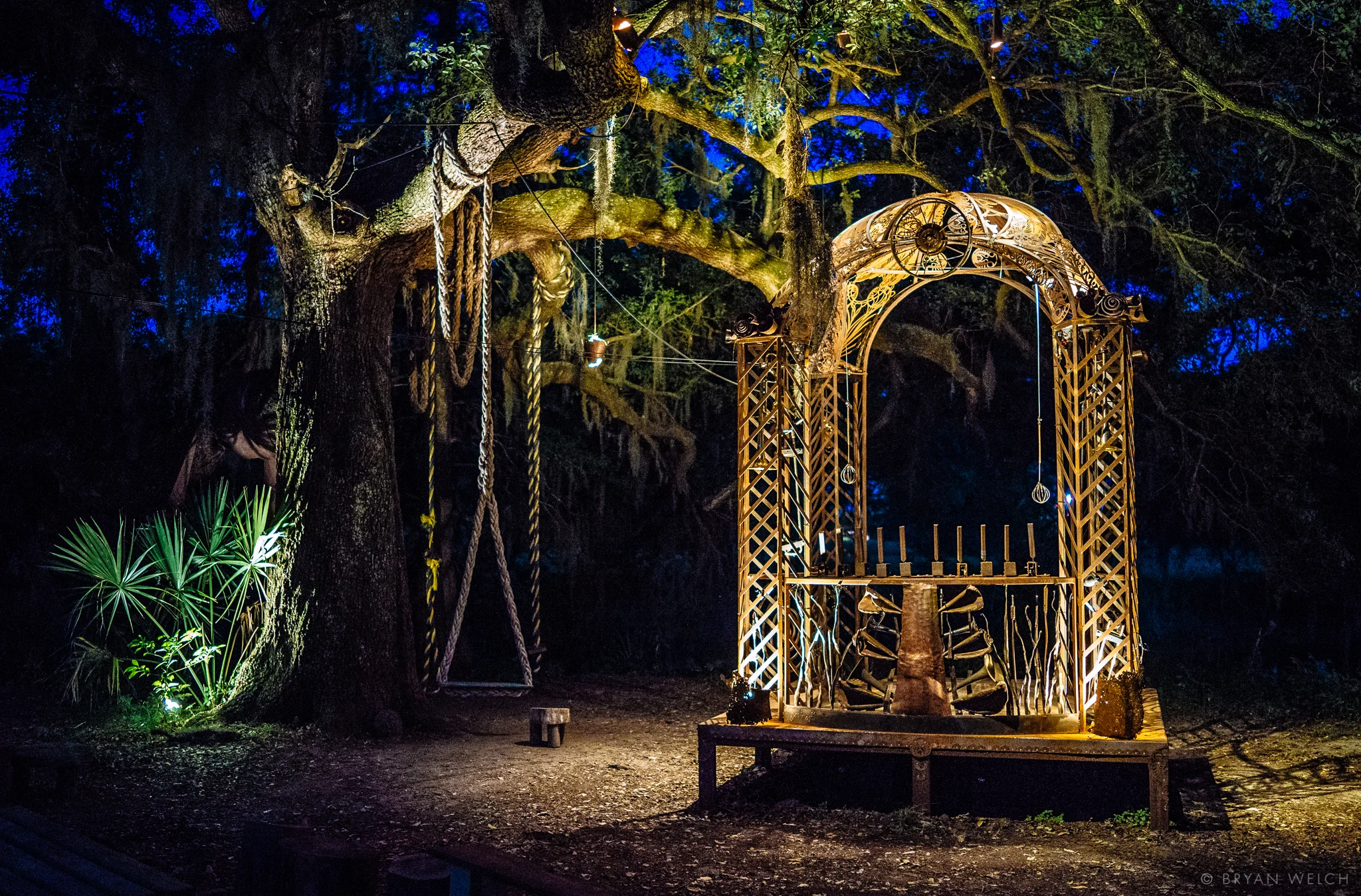 'The Delphine', by Swoon and Darryl Reeves, The Music Box Roving Village. Photo by Bryan Welch.